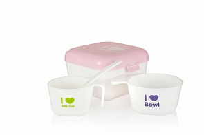 Полезный контейнер для еды, цвет – розовый (Farlin, AEF-B008)